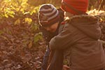 Enfants dans la forêt photo Olivier Gonnet